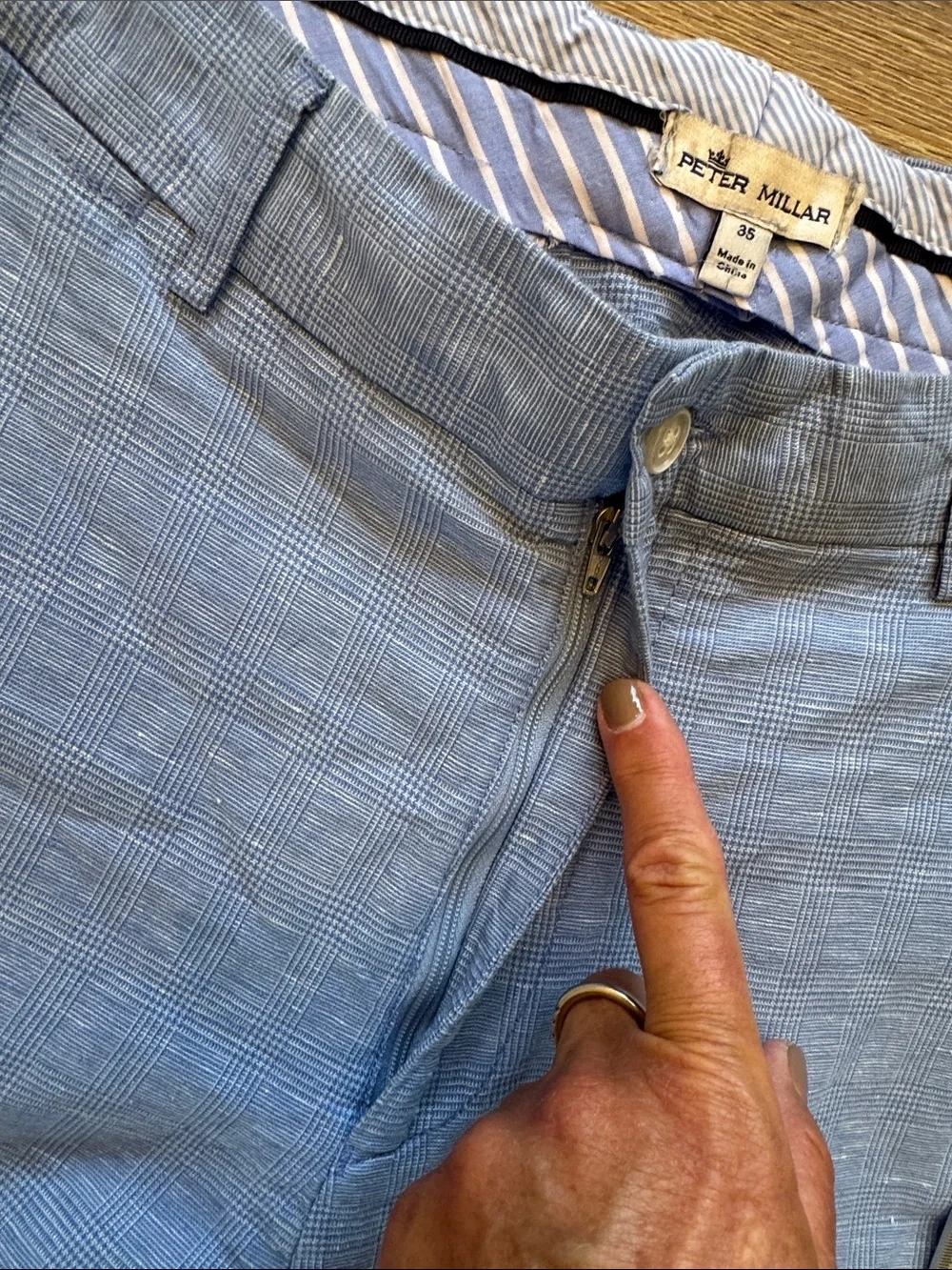 Peter Millar Light Blue Chinos Pants 35